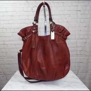Lucky Brand Whiskey Tulip tote